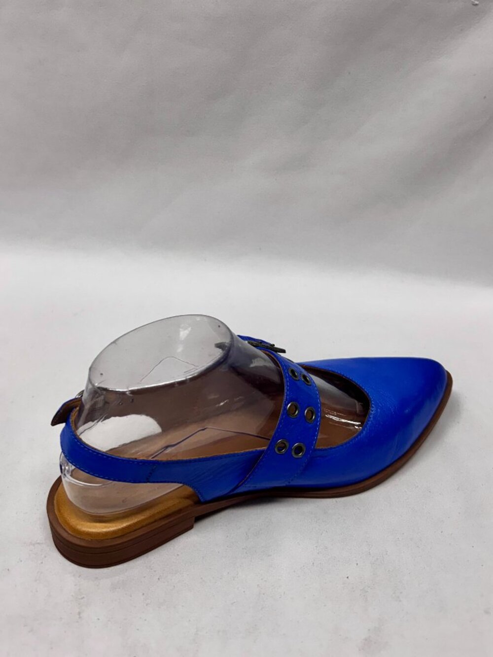 MIZ MOOZ WOMEN'S SLINGBACK MARY JANE LEATHER FLATS BLUE 37EU / 7US # T- 239 - Picture 4 of 5